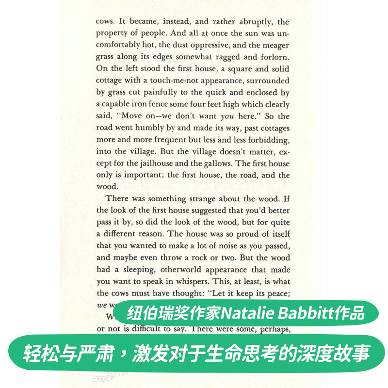 英文原版 Tuck Everlasting 不老泉 纽伯瑞奖作家Natalie Babbitt 少儿小说儿童读物 魔幻奇幻迪士尼电影真爱无尽 770L 又日? - 图2