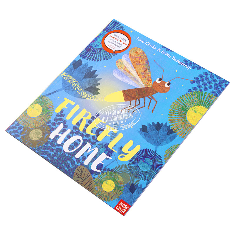 Firefly Home 萤火虫回家路 Britta Teckentrup 英文原版 进口图书 儿童绘本 动物故事图画书 2-5岁 Nosy Crow出版 互动绘本