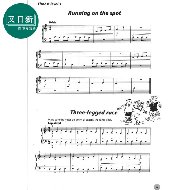 牛津 英国皇家音乐 英皇考级 ABRSM考级 Piano Time系列钢琴教材 Piano Time Sports1 钢琴时间运动1