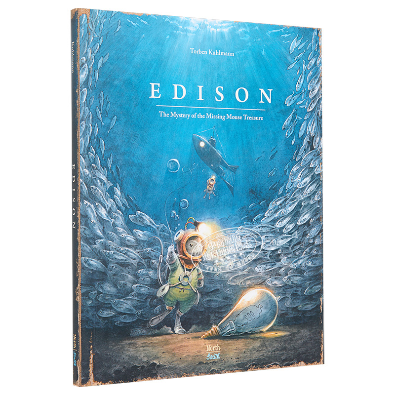 Torben Kuhlmann 小老鼠历险记 英文原版 Edison: The Mystery of the Missing Mouse Treasure 精装绘本 6-12岁 - 图3