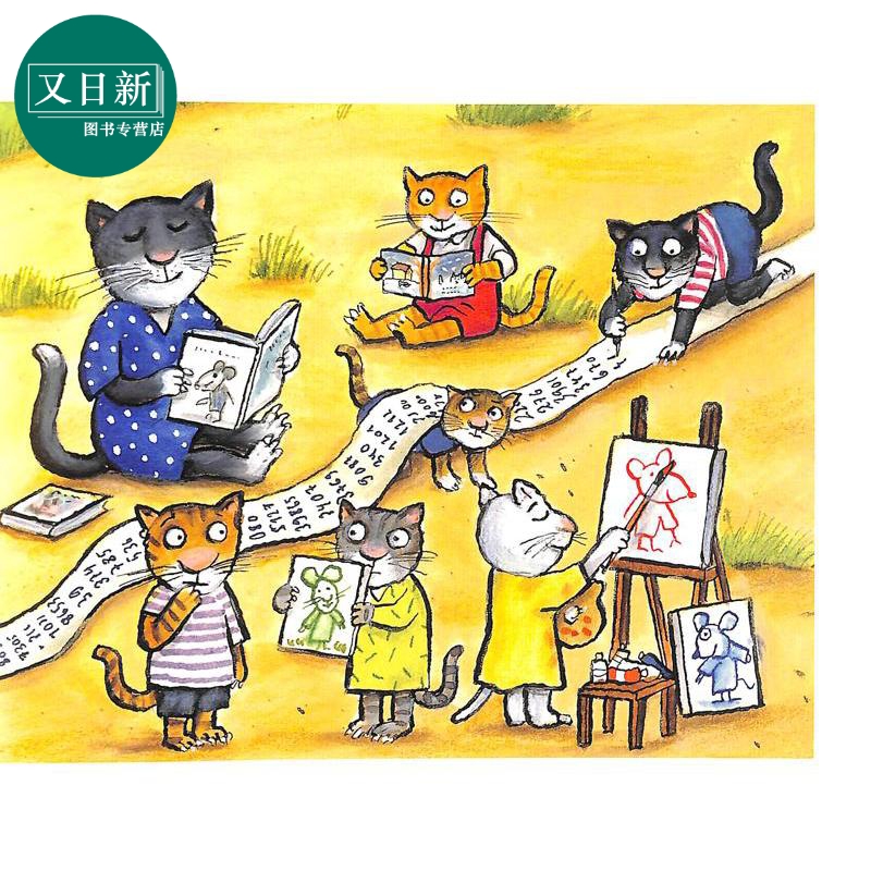 预售 Axel Scheffler：All About Cats 关于猫的一切 英文原版 进口图书 儿童绘本 动物故事百科知识图画书 3-6岁童书 又日新 - 图0