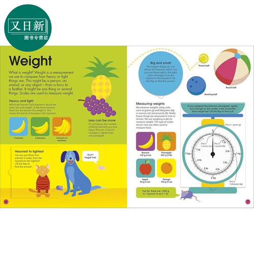 DK如何巧量度How to Measure Everything 英文原版 儿童知识绘本 知识百科图画书 纸板书 进口童书 又日新 - 图1