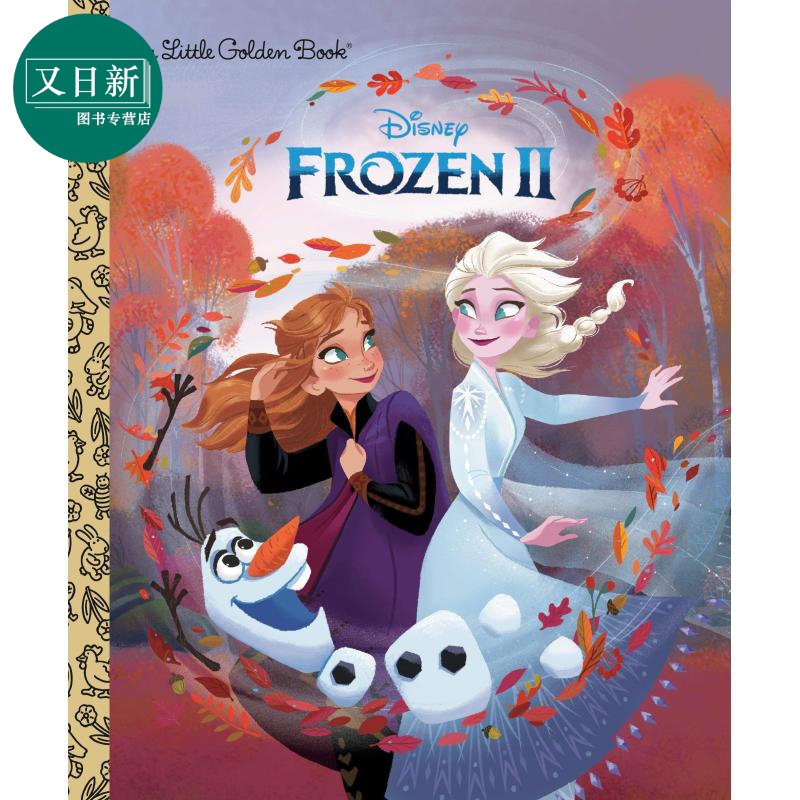 Frozen 2 Little Golden Book小金书：冰雪奇缘2英文原版进口原版 2岁到5岁儿童图画书 Nancy Cote-图1