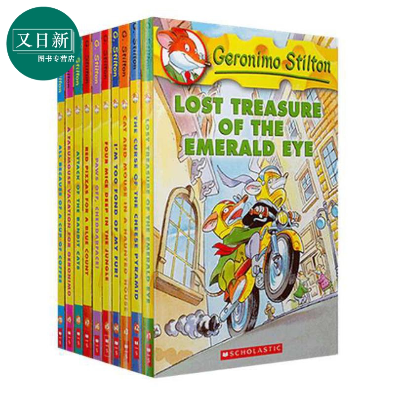 预售 老鼠记者1-30 Geronimo Stilton (Titles #1-#30) (Book Only) 英文原版全彩漫画 章节书文学 7-9岁儿童读物 进口 又日新 - 图0