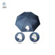 Fully automatic color-changing folding dual-purpose anti-UV umbrella