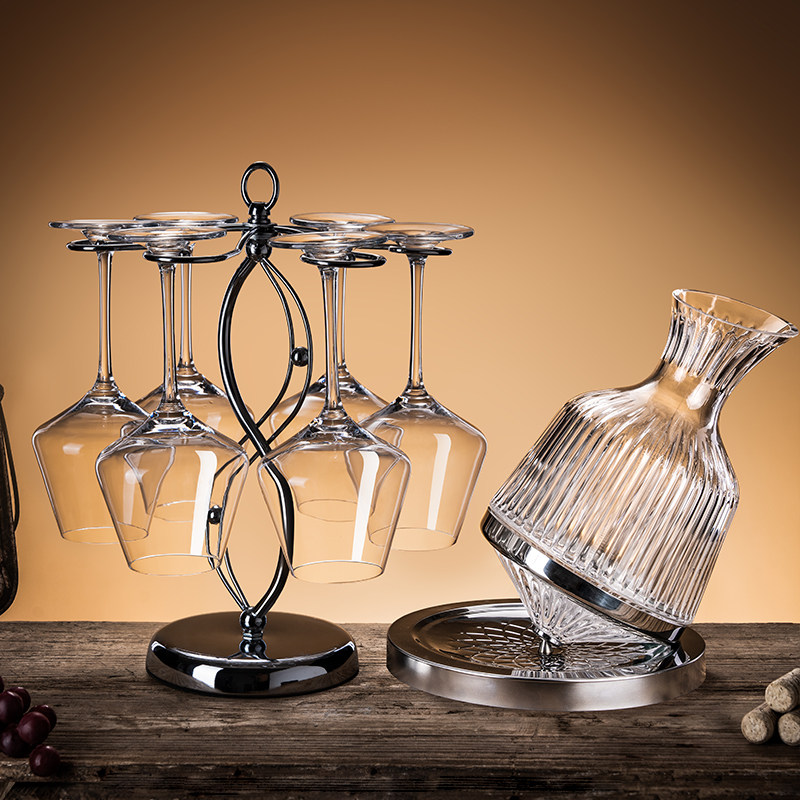 高颜值水晶玻璃红酒杯家用轻奢高档大肚勃艮第葡萄酒杯醒酒器套装,淘宝优惠券,粉丝福利购,淘宝优惠卷