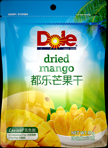 都乐60g袋菲律宾进口水果yr芒果干 瑞之阳食品芒果干