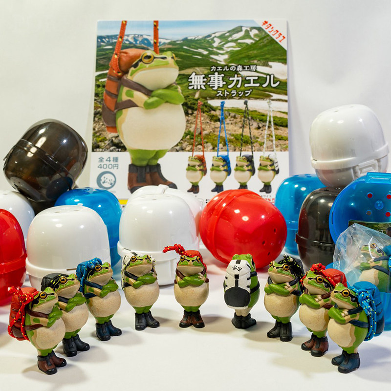 日本正版奇谭KITAN 第1弹 平安归来的树蛙扭蛋 旅行青蛙森林工房,淘宝优惠券,粉丝福利购,淘宝优惠卷