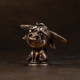 Manama Craftsman, Uncle Guang, Beast Qi Bao, Calf, Antique Brass Color, Solid Cast Bronze Lucky Decoration