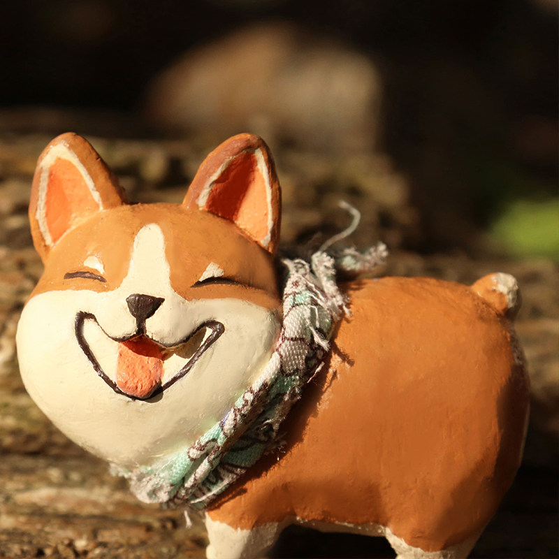 台湾正版伙伴第2弹雕刻藏狐长颈鹿 童梦动漫盒蛋/扭蛋/食玩