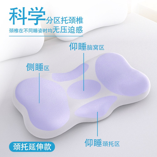 德国巴斯夫护颈椎枕慢回弹记忆棉枕头睡眠枕芯低薄枕家用宿舍人体 - 图2