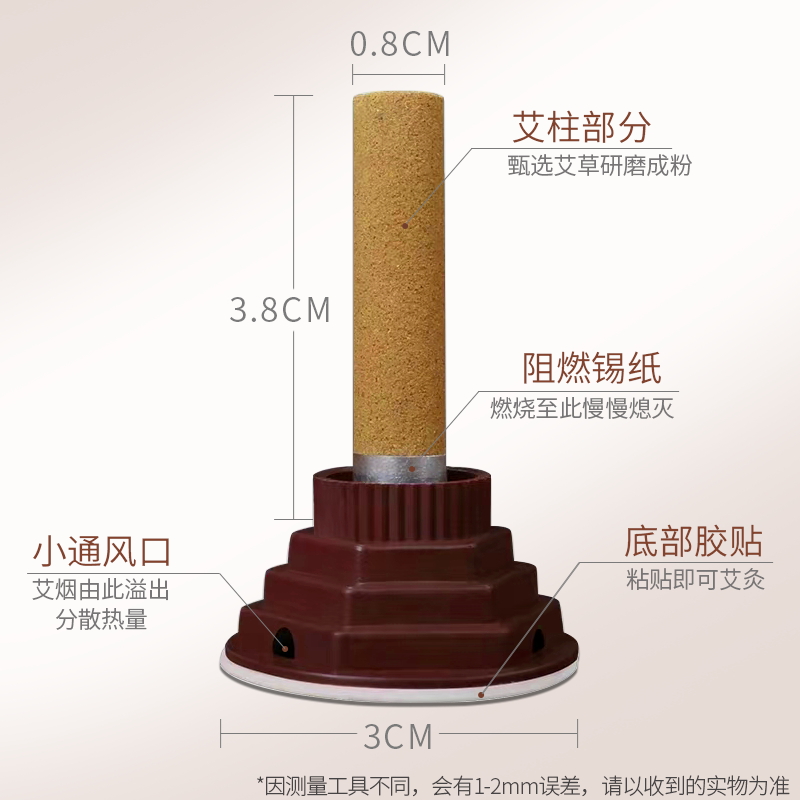 艾艾灸贴官方旗舰店正品艾灸盒随身灸家用艾灸器具熏蒸仪艾草柱条 - 图2