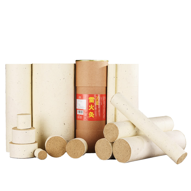 木栖林雷火灸艾条4CM7CM大艾柱加粗特大号家用官方正品粗艾条