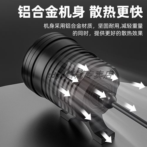 电动车灯改装外置超亮12V三轮电瓶车强光LED前大灯摩托车流氓射灯 - 图2