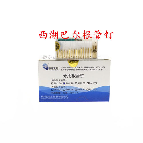 牙科材料根管钉 前牙根管钉 后牙根管钉 西湖巴尔金属桩 根管桩 - 图0