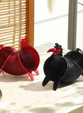 2026春节家居折纸马蜂窝式客厅玄关桌面摆件新居新婚乔迁喜庆摆件