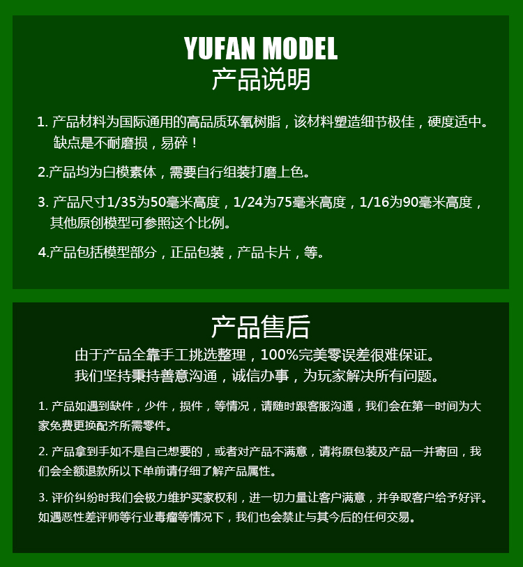 YuFan Model与帆原创1/35装备c树脂兵人背包配件 YFWW-1877-图0