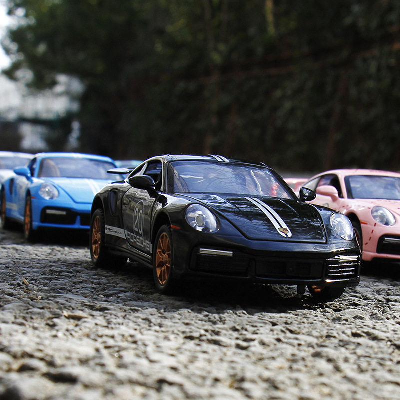 建元1:32跑车911合金回力声光汽车模型玩具带底座3231A,淘宝优惠券,粉丝福利购,淘宝优惠卷