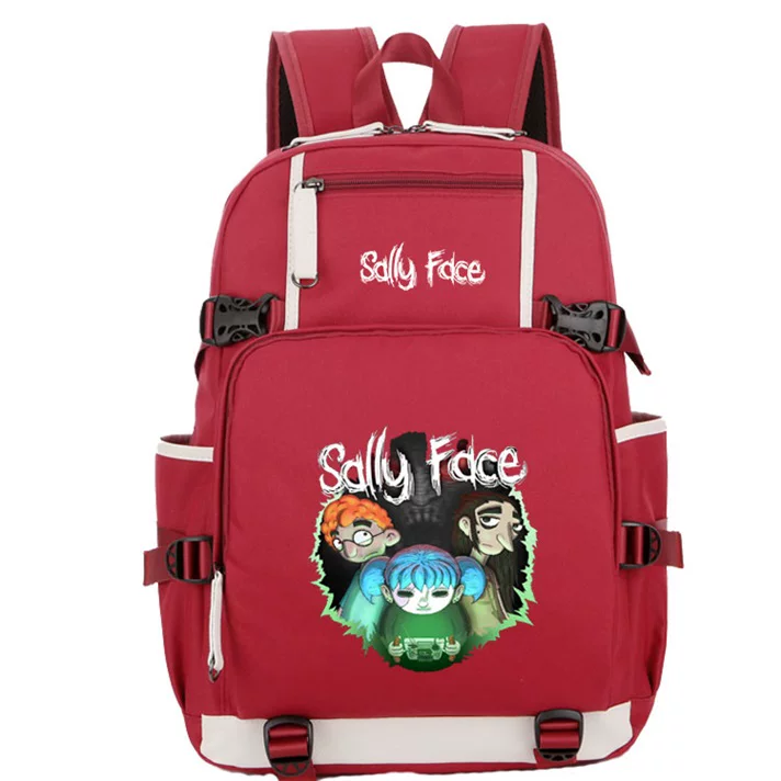 艾登森 Sally Face Bag Stupid Face Game Peripheral Anime Cartoon Export Primary and Middle School Student Backpack