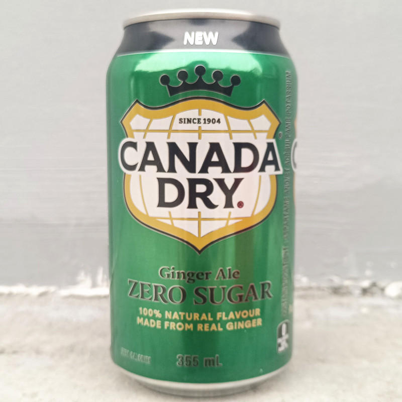 加拿大进口Canada dry Ginger Ale Diet无糖姜汁汽水干姜水苏打水 - 图3