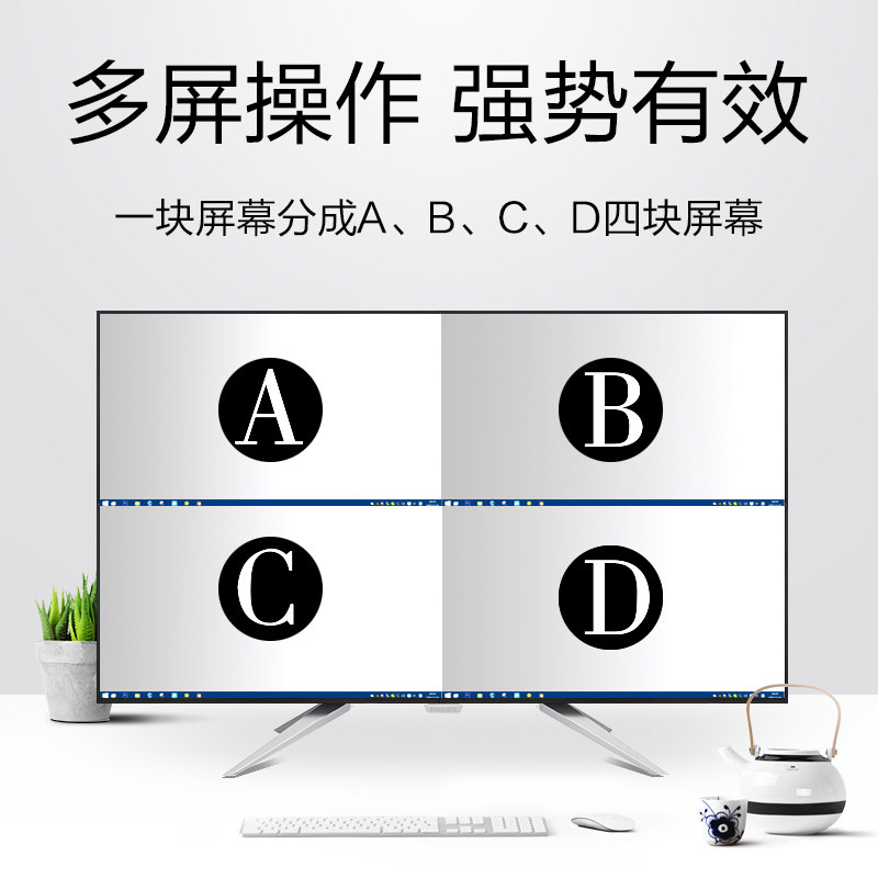 16G内存专业多屏炒股分屏电脑酷睿i5 12400四屏六屏八屏十二屏期-图1