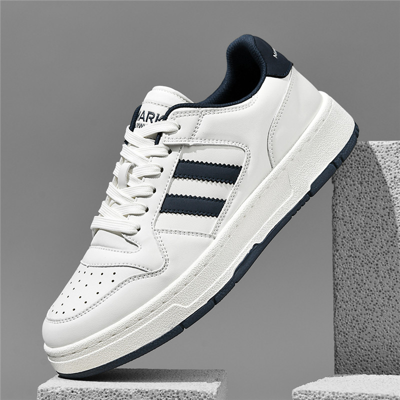 马克华菲男鞋板鞋男款小白鞋男士休闲白鞋夏季潮牌鞋子男百搭潮鞋 - 图1
