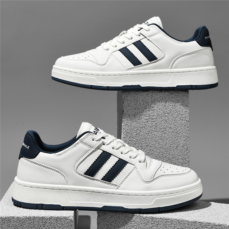 马克华菲男鞋板鞋男款小白鞋男士休闲白鞋夏季潮牌鞋子男百搭潮鞋 - 图0