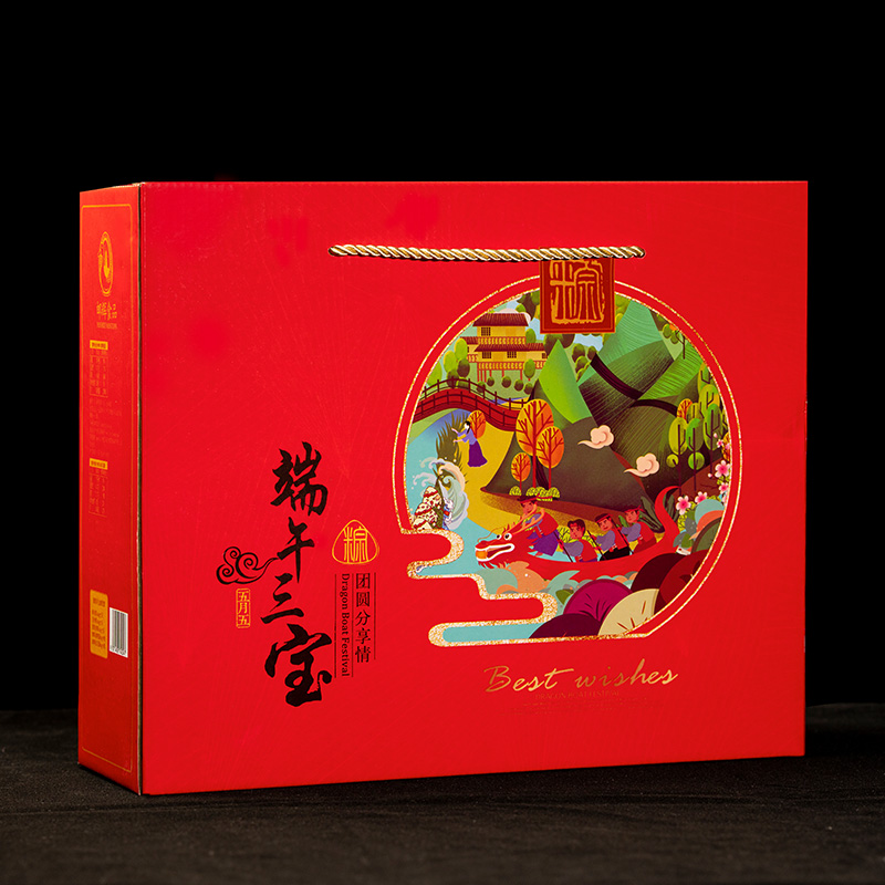 真味达食品旗舰店端午高端礼盒装咸鸭蛋+皮蛋+粽子高邮特产咸鸭蛋送礼140克大粽子0