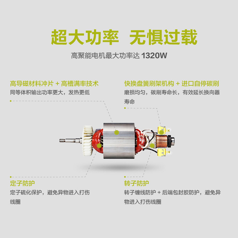 威克士WU817角磨机220V电动磨光机手砂轮机切割机打磨机电磨机 - 图1