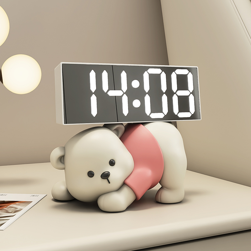 Electronic clock display type clock table