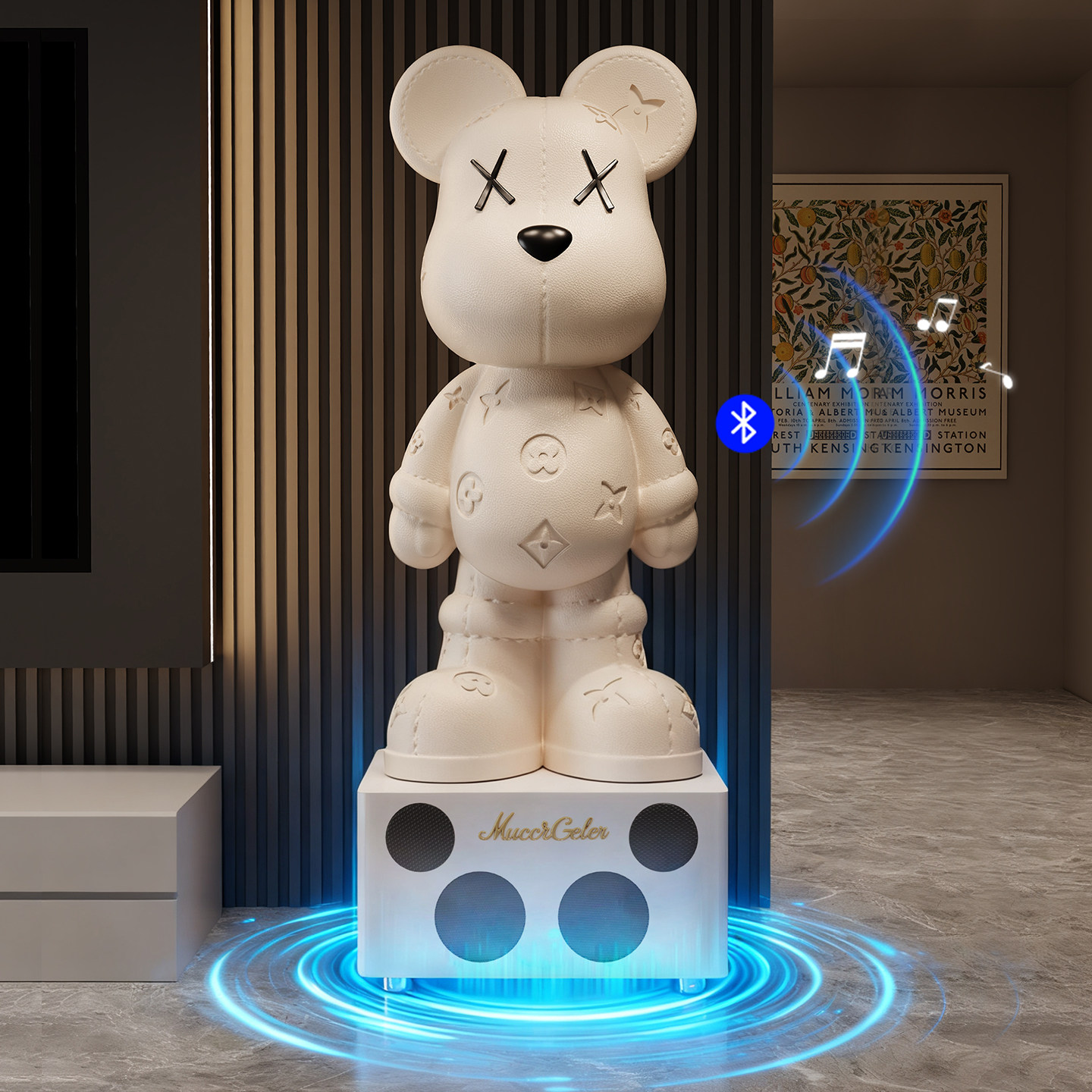 暴力熊k歌音响客厅大型落地摆件高端创意电视柜旁家居装饰大摆件,淘宝优惠券,粉丝福利购,淘宝优惠卷