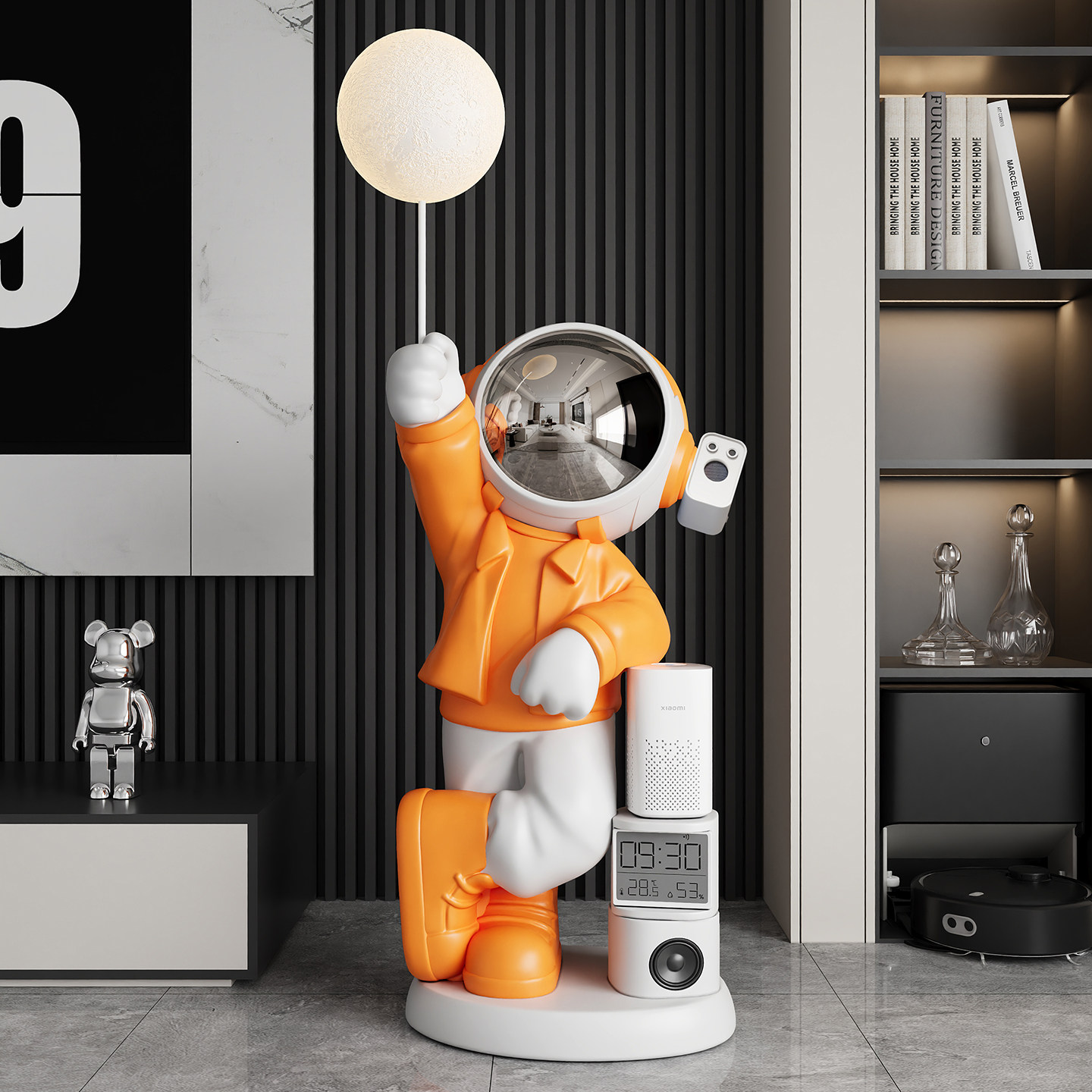 小爱音箱宇航员客厅大型落地摆件轻奢高档太空人装饰乔迁新居礼物,淘宝优惠券,粉丝福利购,淘宝优惠卷