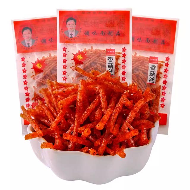 Maoxiang Desu Mushroom Spicy Strips Nostalgic Childhood Snacks