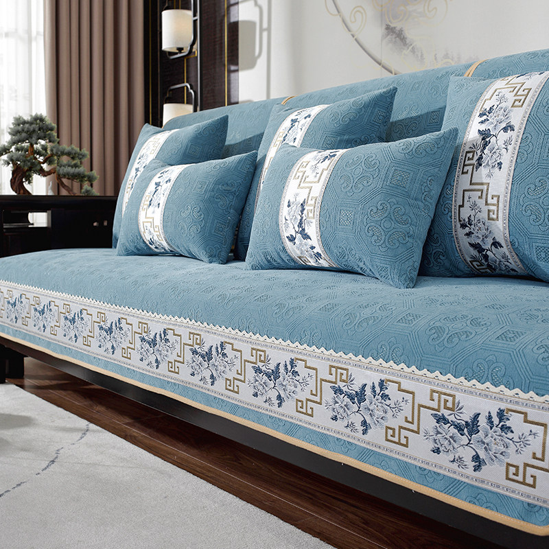 新中式沙发垫轻奢高级感红木实木防滑四季通用2025新款套罩巾盖布,淘宝优惠券,粉丝福利购,淘宝优惠卷