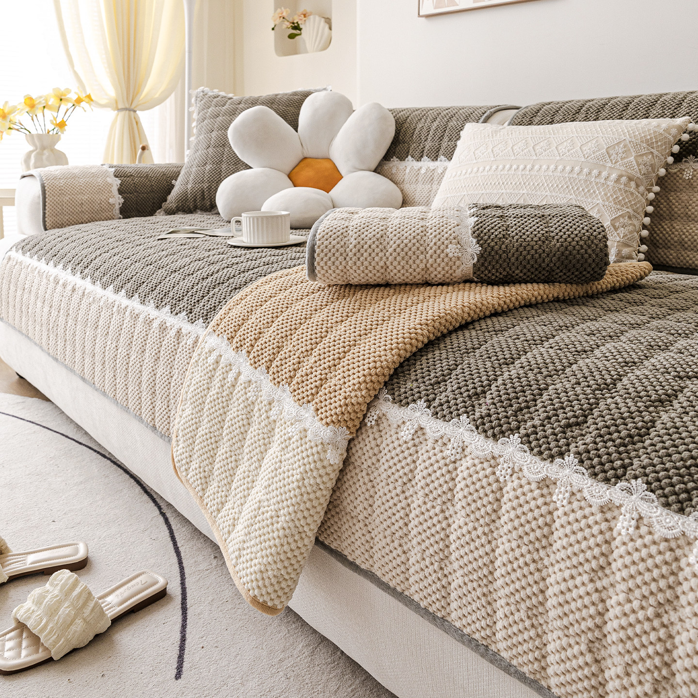 沙发垫冬2025新款加厚固定防滑四季通用皮坐垫子沙发套罩巾座垫,淘宝优惠券,粉丝福利购,淘宝优惠卷