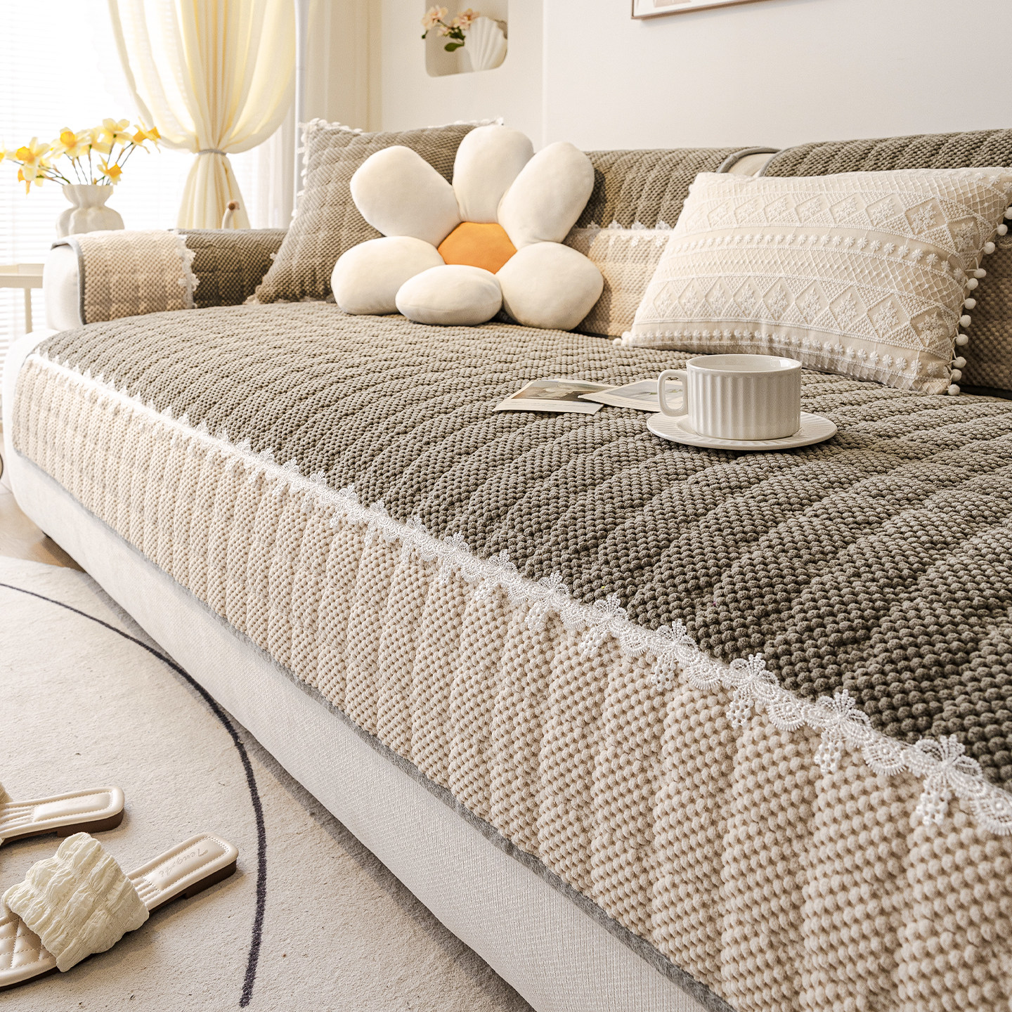 沙发垫冬2025新款加厚固定防滑四季通用皮坐垫子沙发套罩巾座垫,淘宝优惠券,粉丝福利购,淘宝优惠卷