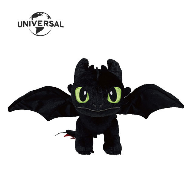 Genuine Universal Authorized Dragon Master Toothless Series Plush Doll Pendant Night Fury Light Fury Doll Pendant