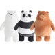 Genuine We Naked Bear Plush Toys Cute Pillow Doll Dolls Pinnacle Dolls Fat Da Birthday Gift Big White Bear