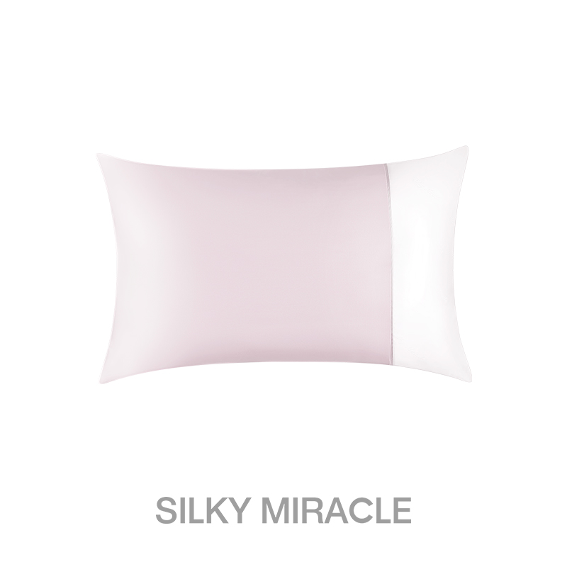 SILKY MIRACLE真丝枕套BICOLORE桑蚕丝单只Pillowcase旅行信封巾_虎窝淘