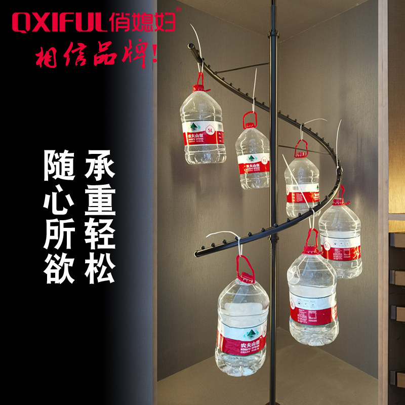 S衣柜旋转衣架360度多功能衣帽间转角收纳三层挂衣杆挂衣裤架拉篮,淘宝优惠券,粉丝福利购,淘宝优惠卷