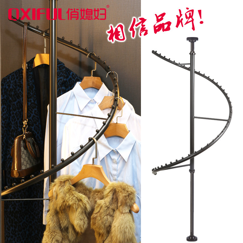 S衣柜旋转衣架360度多功能衣帽间转角收纳三层挂衣杆挂衣裤架拉篮,淘宝优惠券,粉丝福利购,淘宝优惠卷