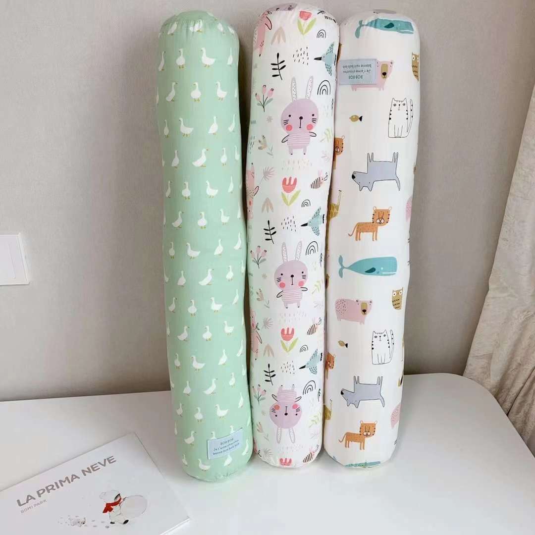 儿童抱枕睡觉可拆洗宝宝安全防撞枕安抚睡眠卡通睡觉夹腿枕圆柱枕 - 图0