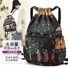 Folding lightweight embroidered graphic waterproof
