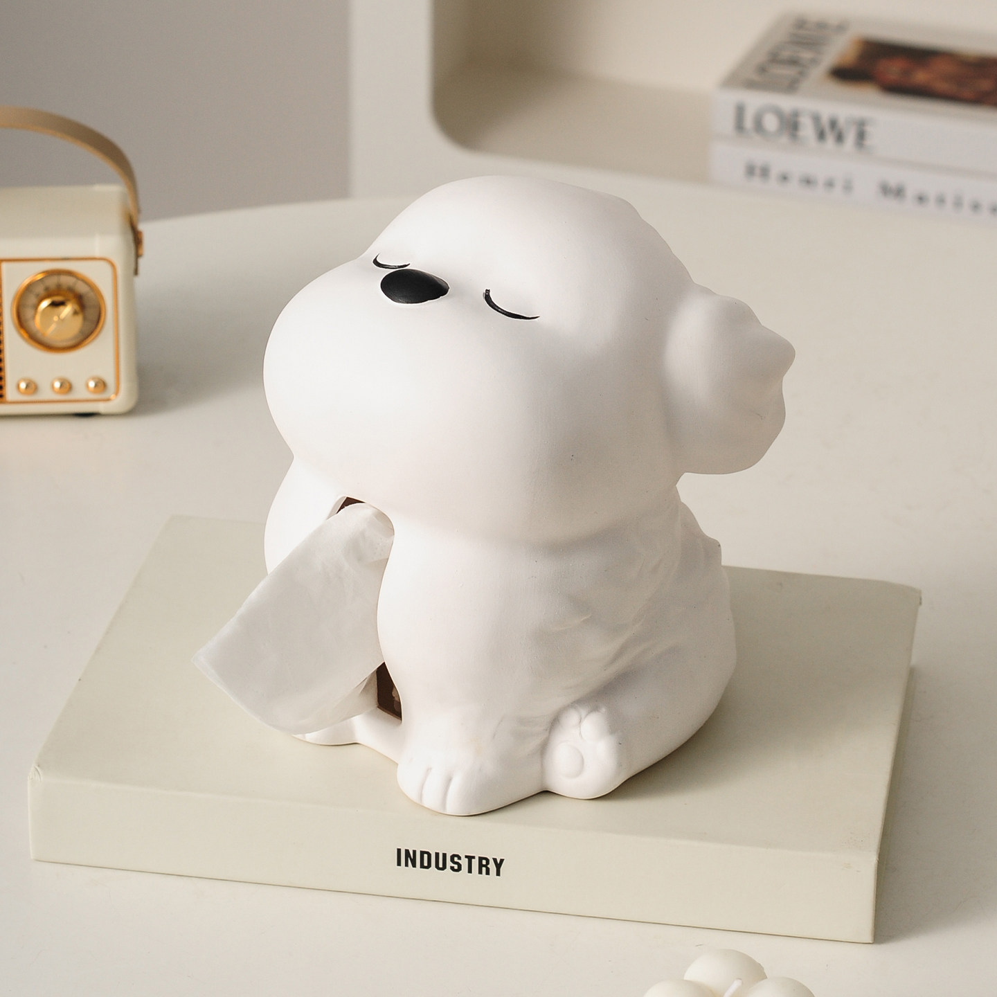 傲娇狗创意纸巾盒餐巾纸盒家用客厅桌面纸抽盒轻奢高档纸巾收纳盒,淘宝优惠券,粉丝福利购,淘宝优惠卷