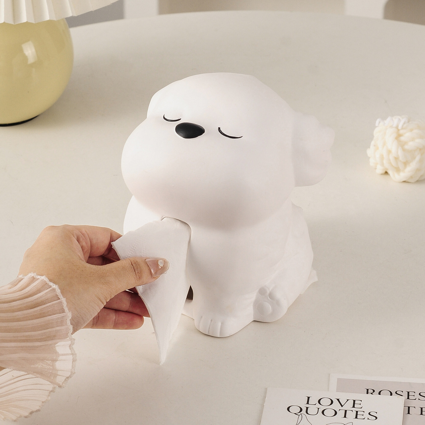 傲娇狗创意纸巾盒餐巾纸盒家用客厅桌面纸抽盒轻奢高档纸巾收纳盒,淘宝优惠券,粉丝福利购,淘宝优惠卷