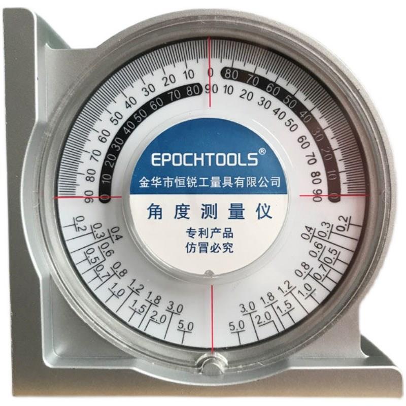 装修瓦工贴砖角度仪高精度指针式倾斜水平仪尺多功能坡度测量工具-图3