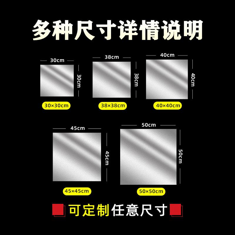 空气炸锅专用吸油纸托盘家用食品级烘焙铝箔纸烧烤肉箱加厚锡纸片 - 图2