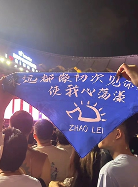 【没有信号】赵雷演唱会应援面巾
