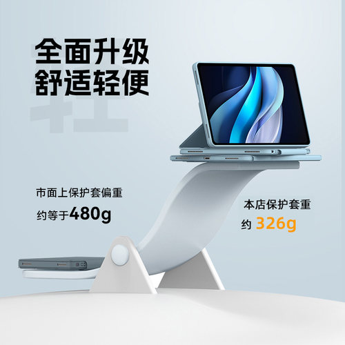 适用2025款vivopad5pro保护套pad2/3平板Air11.5寸电脑SE/12.3全包3pro防摔Y折叠13寸硅胶iqoo12.1英寸保护壳 - 图1