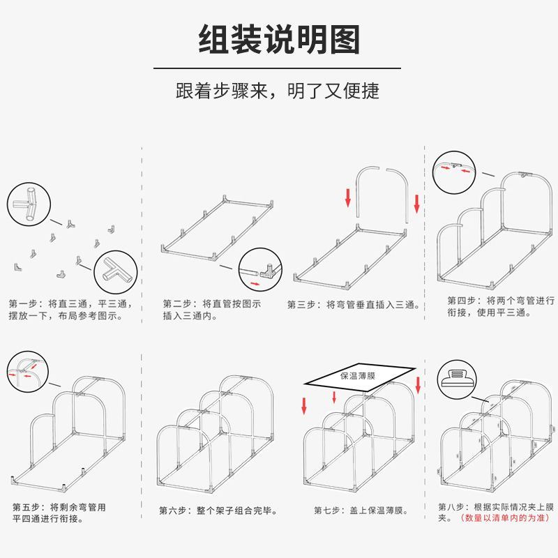 家庭园艺加强型大棚温室小棚花卉多肉绿植物保温棚防雨遮雨遮阳房 - 图2